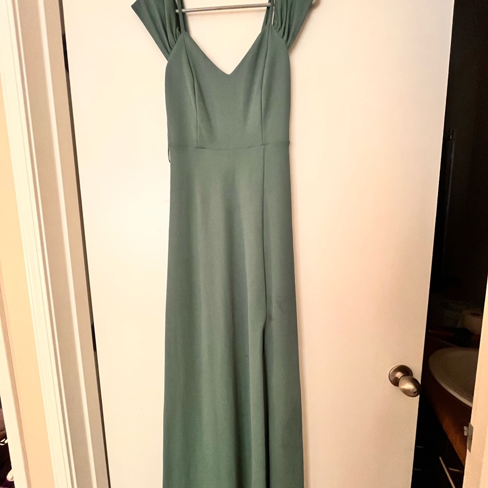 ✨Birdy Grey Sea Glass Bridesmaid Dress